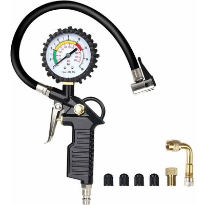 OEM Manomètre Numérique Pneus Pistolet Gonflage 4 Bouchons Valve Adaptateur Français Rallonge Métallique 90° -ulisem - Publicité OEM Manomètre Numérique Pneus Pistolet Gonflage 4 Bouchons Valve Adaptateur Français Rallonge Métallique 90° -ulisem - Publicité