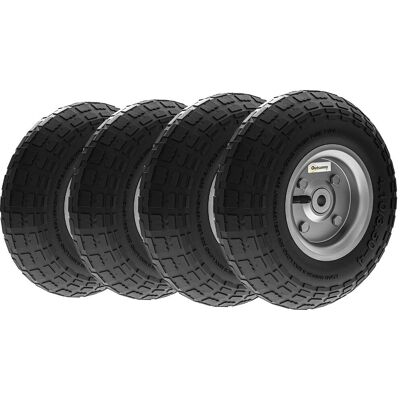 OEM Roue De Brouette, Lot De 4, Roue De Rechange, 80 Kg, Ø 255 Mm, Pneu Plein En Caoutchouc Avec Chambre À Air, Roulements À Billes, Noir - Publicité OEM Roue De Brouette, Lot De 4, Roue De Rechange, 80 Kg, Ø 255 Mm, Pneu Plein En Caoutchouc Avec Chambre À Air, Roulements À Billes, Noir - Publicité