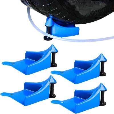 OEM Lot De 4 Guides De Tuyau De Voiture 16.711.76.7cm , Rouleau De Tuyau De Pneu Pour Empêcher Le Tuyau De Nettoyeur Haute Pression De Se Coincer Sous Les Pneus (bleu) - Publicité OEM Lot De 4 Guides De Tuyau De Voiture 16.711.76.7cm , Rouleau De Tuyau De Pneu Pour Empêcher Le Tuyau De Nettoyeur Haute Pression De Se Coincer Sous Les Pneus (bleu) - Publicité