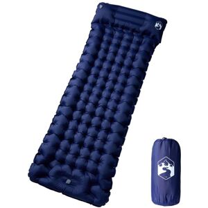 Matelas de camping auto-gonflant vidaXL - 1 personne bleu marine - Publicité Matelas de camping auto-gonflant vidaXL - 1 personne bleu marine - Publicité