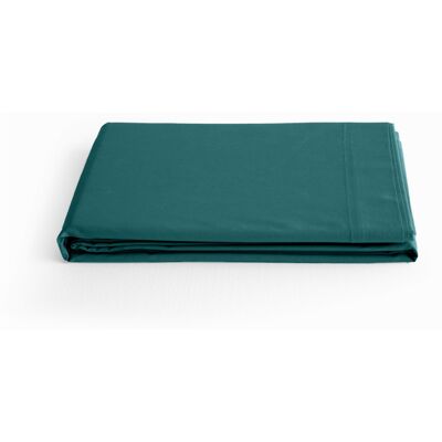 Drap Plat Percale Pur Coton Peigné Longues Fibres 80 Fils/cm² Vent Du Sud - Bleu Canard - 270 X 300 Cm Pour Lit King Size - Bleu Canard - - Publicité Drap Plat Percale Pur Coton Peigné Longues Fibres 80 Fils/cm² Vent Du Sud - Bleu Canard - 270 X 300 Cm Pour Lit King Size - Bleu Canard - - Publicité