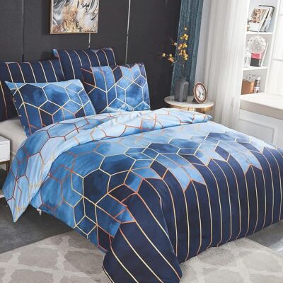 OEM Housse De Couette 200x200 Cm Avec 2 Taies D'Oreiller 50x75 Cm – 100% Microfibre Brossée – Lavable En Machine – Motifs Géométriques Boho - Publicité OEM Housse De Couette 200x200 Cm Avec 2 Taies D'Oreiller 50x75 Cm – 100% Microfibre Brossée – Lavable En Machine – Motifs Géométriques Boho - Publicité