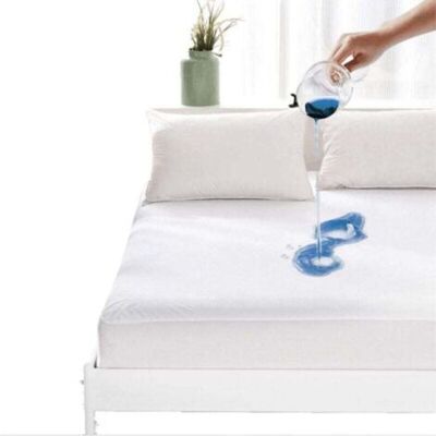 ABYSSE Housse De Matelas - Taille 140x200cm - Housse De Matelas Imperméable - Anti - Acariens Et Moisissures Allergies - Publicité ABYSSE Housse De Matelas - Taille 140x200cm - Housse De Matelas Imperméable - Anti - Acariens Et Moisissures Allergies - Publicité