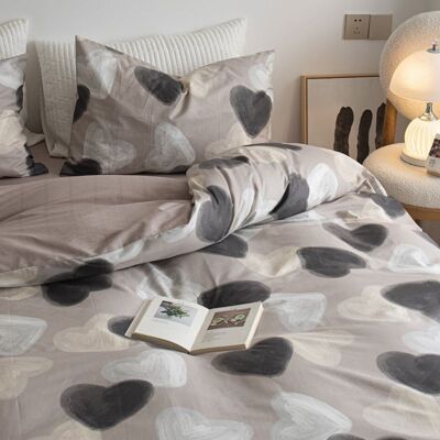 KEEMOTE Set De Draps En Coton 100 % Lavable En Machine – Taille Lit 180 X 200 Cm (standard Français) – Housse De Couette 180 X 220 Cm + 2 Taies D’oreiller – Couleur Chocolat – Idéal Étudiants, Résidence Unive - Publicité KEEMOTE Set De Draps En Coton 100 % Lavable En Machine – Taille Lit 180 X 200 Cm (standard Français) – Housse De Couette 180 X 220 Cm + 2 Taies D’oreiller – Couleur Chocolat – Idéal Étudiants, Résidence Unive - Publicité