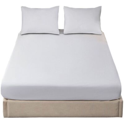 ENLENK Housse De Matelas Blanche, 120 Cm De Large X 200 Cm De Long X 30 Cm De Haut. Publicité ENLENK Housse De Matelas Blanche, 120 Cm De Large X 200 Cm De Long X 30 Cm De Haut. Publicité