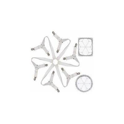 OEM Tendeur Drap Housse Lit Drap Réglable Attache Drap Housse Élastique 3 Voies 6 Côtés Feuilles De Literie Bretelles Drap De Lit Attaches Pour Draps De Lit Coussin De Canapé Matelas Blanc - Publicité OEM Tendeur Drap Housse Lit Drap Réglable Attache Drap Housse Élastique 3 Voies 6 Côtés Feuilles De Literie Bretelles Drap De Lit Attaches Pour Draps De Lit Coussin De Canapé Matelas Blanc - Publicité