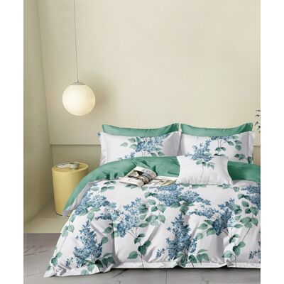 UNIVERS DECOR Parure De Couette "imprimé Double Face" Percale De Coton Peigné 80 Fils/cm² Pour Lit 140 À 160 - Th-37-25 - - Publicité UNIVERS DECOR Parure De Couette "imprimé Double Face" Percale De Coton Peigné 80 Fils/cm² Pour Lit 140 À 160 - Th-37-25 - - Publicité
