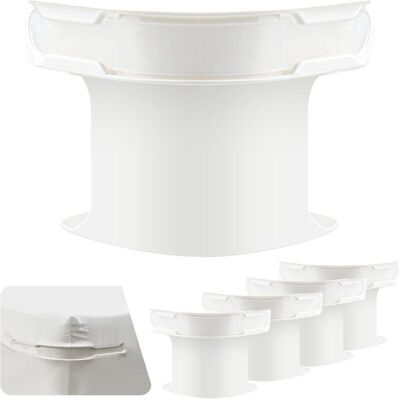 OEM 4pcs Supports D'Angle Pour Draps De Lit Très Résistants Supports De Coin De Drap Amovibles Pour Garder Les Draps Pour Les Protège Matelas, Les Couvertures Et La Literie - Publicité OEM 4pcs Supports D'Angle Pour Draps De Lit Très Résistants Supports De Coin De Drap Amovibles Pour Garder Les Draps Pour Les Protège Matelas, Les Couvertures Et La Literie - Publicité