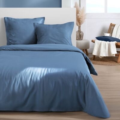 STOF Housse De Couette 240x220 Coloris Bleu + 2 Taies 100% Microfibre - Publicité STOF Housse De Couette 240x220 Coloris Bleu + 2 Taies 100% Microfibre - Publicité