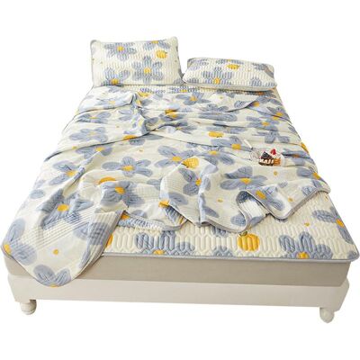 MCKENSA Tapis De Couchage En Latex Doux, Respirant Et Agréable Au Toucher, Surmatelas Rafraîchissant Avec 2 Taies D'Oreiller Pour L'Été, Type 1, 180 X 200 Cm / 70,9 X 78,7 Pouces - Publicité MCKENSA Tapis De Couchage En Latex Doux, Respirant Et Agréable Au Toucher, Surmatelas Rafraîchissant Avec 2 Taies D'Oreiller Pour L'Été, Type 1, 180 X 200 Cm / 70,9 X 78,7 Pouces - Publicité