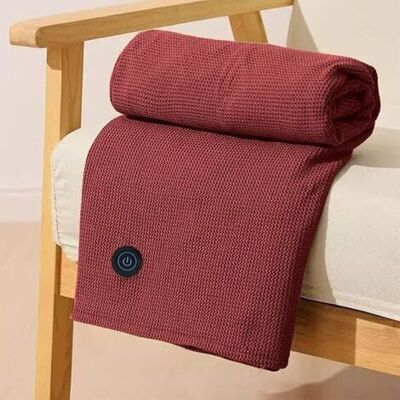 ABYSSE Couverture Chauffante Portable, Châle Chauffant Électrique Usb 150 X 80 Cm, Lavable En Machine, Pour Le Cou Et Les Épaules (rouge) - Publicité ABYSSE Couverture Chauffante Portable, Châle Chauffant Électrique Usb 150 X 80 Cm, Lavable En Machine, Pour Le Cou Et Les Épaules (rouge) - Publicité