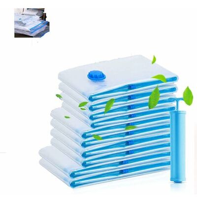 OEM Royaluxe- Norcks Sacs Housse De Rangement Sous Vide Lot De 10 Voyages Réutilisables Pour Matelas, Vêtements, Couettes, Literie, Oreillers - 2l + 4m + 4s - Publicité OEM Royaluxe- Norcks Sacs Housse De Rangement Sous Vide Lot De 10 Voyages Réutilisables Pour Matelas, Vêtements, Couettes, Literie, Oreillers - 2l + 4m + 4s - Publicité