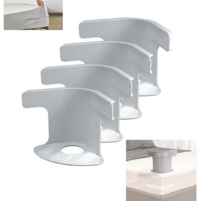 OEM Universel Linge De Lit Fixations - Antidérapant Housse De Matelas Fixations Pour Toutes Les Tailles De Sangles D'Angle Solid Drap Fixations - Heavy Duty, 4pcs, Gris - Publicité OEM Universel Linge De Lit Fixations - Antidérapant Housse De Matelas Fixations Pour Toutes Les Tailles De Sangles D'Angle Solid Drap Fixations - Heavy Duty, 4pcs, Gris - Publicité