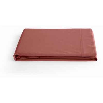 Drap Plat Percale Pur Coton Peigné Longues Fibres 80 Fils/cm² Vent Du Sud - Pêche - 240 X 300 Cm Pour Lit 2 Places - Pêche - - Publicité Drap Plat Percale Pur Coton Peigné Longues Fibres 80 Fils/cm² Vent Du Sud - Pêche - 240 X 300 Cm Pour Lit 2 Places - Pêche - - Publicité