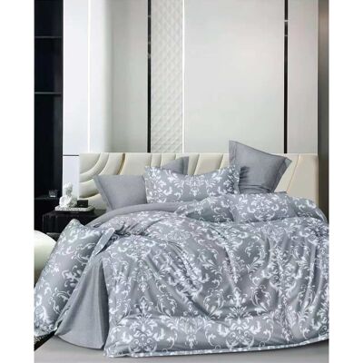 UNIVERS DECOR Parure De Couette "imprimé Double Face" Percale De Coton Peigné 80 Fils/cm² Pour Lit 140 À 160 - Th-26-25 - - Publicité UNIVERS DECOR Parure De Couette "imprimé Double Face" Percale De Coton Peigné 80 Fils/cm² Pour Lit 140 À 160 - Th-26-25 - - Publicité