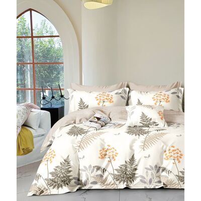UNIVERS DECOR Parure De Couette "imprimé Double Face" Percale De Coton Peigné 80 Fils/cm² Pour Lit 140 À 160 - Th-27-25 - - Publicité UNIVERS DECOR Parure De Couette "imprimé Double Face" Percale De Coton Peigné 80 Fils/cm² Pour Lit 140 À 160 - Th-27-25 - - Publicité