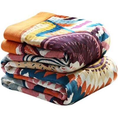 ABYSSE Couverture Style Bohème - 150 X 200 Cm - Avec Motifs - En Coton Tissé - Réversible - Pour Regarder La Télévision Ou Sur Une Chaise, Lit Simple - Publicité ABYSSE Couverture Style Bohème - 150 X 200 Cm - Avec Motifs - En Coton Tissé - Réversible - Pour Regarder La Télévision Ou Sur Une Chaise, Lit Simple - Publicité