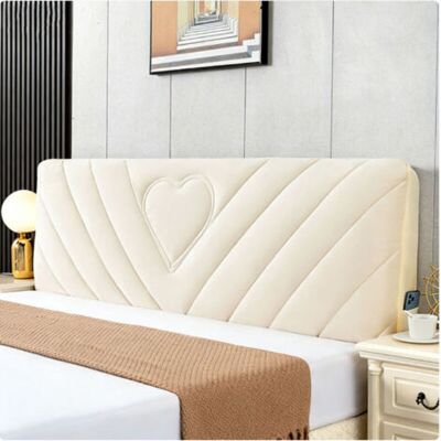 ABYSSE Housse De Tête, Décoration Élégante De Chambre À Coucher, Housse De Tête De Lit Double, Améliore La Protection Et L'Esthétique Des Meubles 1.5m0.65m - Publicité ABYSSE Housse De Tête, Décoration Élégante De Chambre À Coucher, Housse De Tête De Lit Double, Améliore La Protection Et L'Esthétique Des Meubles 1.5m0.65m - Publicité