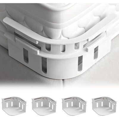 OEM Drap Housse Fixe-draps, Pinces D'Angle Pour Matelas, Maintiennent La Literie Tendue Et Bien Rangée, Blanc 4 Pièces-crezuo - Publicité OEM Drap Housse Fixe-draps, Pinces D'Angle Pour Matelas, Maintiennent La Literie Tendue Et Bien Rangée, Blanc 4 Pièces-crezuo - Publicité