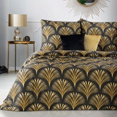 OEM Parure De Lit 220x200 Cm + 2 Taies D'Oreiller 70x80 Cm, Satin De Coton - Motifs Variés - Publicité OEM Parure De Lit 220x200 Cm + 2 Taies D'Oreiller 70x80 Cm, Satin De Coton - Motifs Variés - Publicité