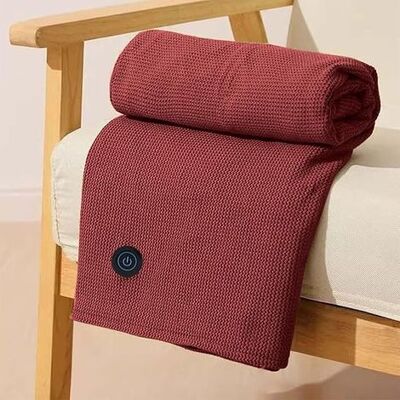 ABYSSE Couverture Chauffante Portable, Châle Chauffant Électrique Usb 150 X 80 Cm, Lavable En Machine, Pour Le Cou Et Les Épaules (rouge) - Publicité ABYSSE Couverture Chauffante Portable, Châle Chauffant Électrique Usb 150 X 80 Cm, Lavable En Machine, Pour Le Cou Et Les Épaules (rouge) - Publicité