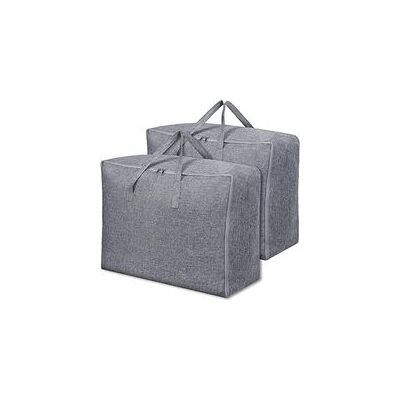 OEM Lot De 2, Sac De Rangement Pour Couette En Épais, Sac Rangement Vetement Sous Lit Housse Rangement Couette Avec Poignée Renforcée Pour Édredons Couvertures Oreillers Vestes, 70cmx50x30cm,105l - Publicité OEM Lot De 2, Sac De Rangement Pour Couette En Épais, Sac Rangement Vetement Sous Lit Housse Rangement Couette Avec Poignée Renforcée Pour Édredons Couvertures Oreillers Vestes, 70cmx50x30cm,105l - Publicité