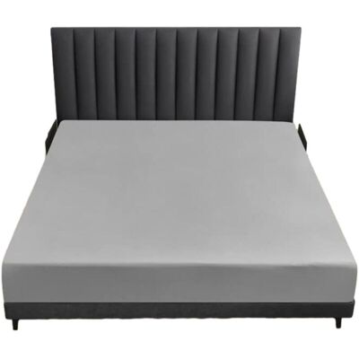 FOGSHIELD Protège-matelas Imperméable – Gris Foncé – Dimensions 90 × 200 Cm + Bonnet 30 Cm - Publicité FOGSHIELD Protège-matelas Imperméable – Gris Foncé – Dimensions 90 × 200 Cm + Bonnet 30 Cm - Publicité