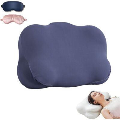 KAJFJAD Oreiller Ergonomique Ajustable En Mousse À Mémoire De Forme Pour Un Soutien Cervical Optimal, Avec Housse Respirante, Idéal Pour Les Personnes Dormant Sur Le Côté, Le Dos Ou Le Ventre. Blanc. Publicité KAJFJAD Oreiller Ergonomique Ajustable En Mousse À Mémoire De Forme Pour Un Soutien Cervical Optimal, Avec Housse Respirante, Idéal Pour Les Personnes Dormant Sur Le Côté, Le Dos Ou Le Ventre. Blanc. Publicité