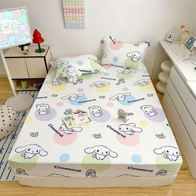 FANGMEDIA Housse De Matelas Simple En Coton Lavé De Classe A, Couvre-lit En Coton Nuage, Housse Anti-poussière, Drap De Lit Pour Enfants - Publicité FANGMEDIA Housse De Matelas Simple En Coton Lavé De Classe A, Couvre-lit En Coton Nuage, Housse Anti-poussière, Drap De Lit Pour Enfants - Publicité