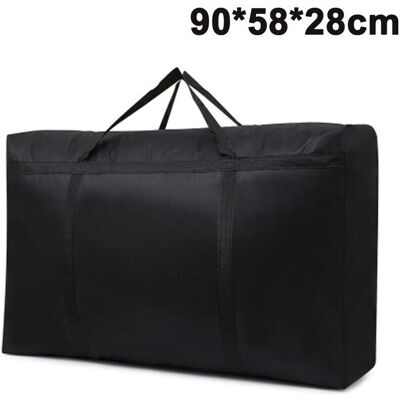OEM 150l Grand Sac De Rangement Pour Couette À Glissière, Sac De Rangement Pliant Pour Vêtements Avec Poignée Renforcée, Sac De Rangement Sous Le Lit Pour La Literie, Couverture, Tissu, Oreiller, Noir - Publicité OEM 150l Grand Sac De Rangement Pour Couette À Glissière, Sac De Rangement Pliant Pour Vêtements Avec Poignée Renforcée, Sac De Rangement Sous Le Lit Pour La Literie, Couverture, Tissu, Oreiller, Noir - Publicité