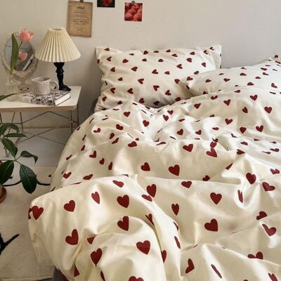 OEM Parure De Lit -double Queen Size Housse De Couette Drap Plat Taie D'Oreiller Linge De Lit Enfants Adulte Mode Textile De Maison Style Coréen-dou - Publicité OEM Parure De Lit -double Queen Size Housse De Couette Drap Plat Taie D'Oreiller Linge De Lit Enfants Adulte Mode Textile De Maison Style Coréen-dou - Publicité