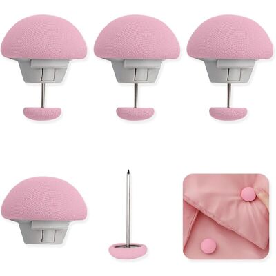 OEM Clips De Housse De Couette,attaches De Couette Clip,clip De Couette,anti Dérapant,garder Coins De Couettes/couvertures En Place (rose,4 Pièces) - Publicité OEM Clips De Housse De Couette,attaches De Couette Clip,clip De Couette,anti Dérapant,garder Coins De Couettes/couvertures En Place (rose,4 Pièces) - Publicité