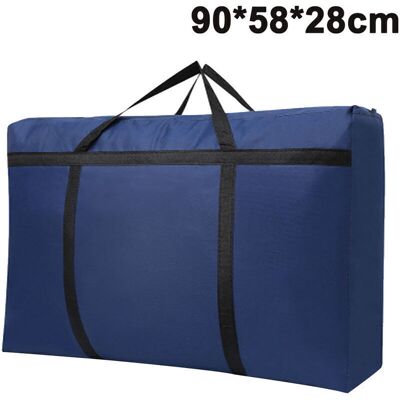 OEM 150l Grands Sacs De Rangement Pour Couette À Glissière, Sac De Rangement Pliant Pour Vêtements Avec Poignée Renforcée, Sac De Rangement Sous Le Lit Pour La Literie, Couverture, Tissu, Oreiller, Bleu M - Publicité OEM 150l Grands Sacs De Rangement Pour Couette À Glissière, Sac De Rangement Pliant Pour Vêtements Avec Poignée Renforcée, Sac De Rangement Sous Le Lit Pour La Literie, Couverture, Tissu, Oreiller, Bleu M - Publicité