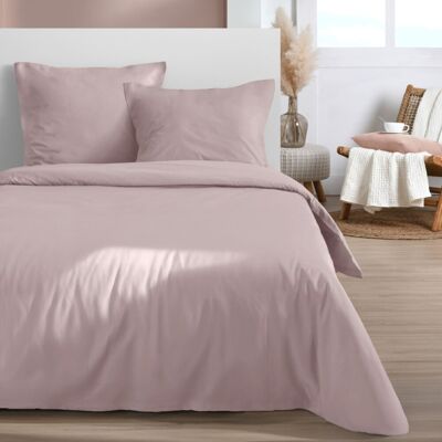 STOF Housse De Couette 240x220 Coloris Rose + 2 Taies 100% Microfibre - Publicité STOF Housse De Couette 240x220 Coloris Rose + 2 Taies 100% Microfibre - Publicité