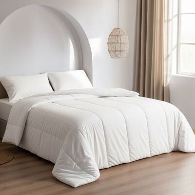 Pack Couette Été 260x240 Et Oreiller Moelleux Bio - Someo - Publicité Pack Couette Été 260x240 Et Oreiller Moelleux Bio - Someo - Publicité