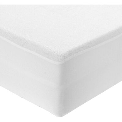 OEM Protège-matelas Imperméable Avec Élastique 105 X 190/200 Cm Blanc - Publicité OEM Protège-matelas Imperméable Avec Élastique 105 X 190/200 Cm Blanc - Publicité