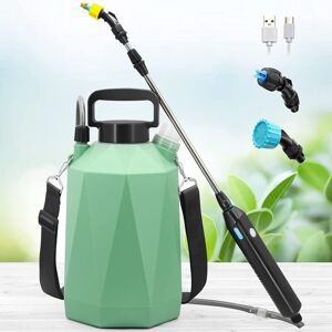 YM INTERNET 1.35 Gallon/5l Pulvérisateur De Jardin Électrique Avec Poignée Usb Rechargeable, Pulvérisateur De Mauvaises Herbes Avec 3 Buses De Pulvérisation - Publicité YM INTERNET 1.35 Gallon/5l Pulvérisateur De Jardin Électrique Avec Poignée Usb Rechargeable, Pulvérisateur De Mauvaises Herbes Avec 3 Buses De Pulvérisation - Publicité