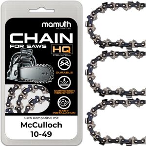 OEM 3x Chaîne De Tronçonneuse 35cm 1,3mm 3/8" 52 Tg Pour Mcculloch 10-49 - Publicité OEM 3x Chaîne De Tronçonneuse 35cm 1,3mm 3/8" 52 Tg Pour Mcculloch 10-49 - Publicité