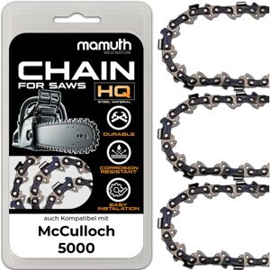 OEM 3x Chaîne De Tronçonneuse 35cm 1,3mm 3/8' 52 Tg Pour Mcculloch 5000 - Publicité OEM 3x Chaîne De Tronçonneuse 35cm 1,3mm 3/8' 52 Tg Pour Mcculloch 5000 - Publicité