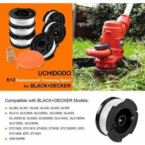 OEM Vurahome - 6 Bobine De Fil Debroussailleuse Avec 1 Couvercle De Bobine Et 1 Ressort,bobine Fil Coupe Bordure Pour Black Et Decker Coupe-bordures - Publicité OEM Vurahome - 6 Bobine De Fil Debroussailleuse Avec 1 Couvercle De Bobine Et 1 Ressort,bobine Fil Coupe Bordure Pour Black Et Decker Coupe-bordures - Publicité