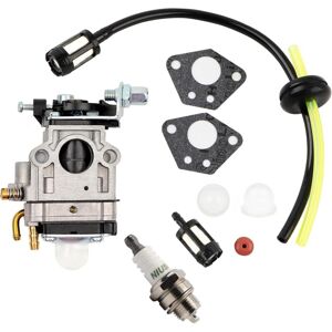 YIRUKA Carburateur Pour Débroussailleuse 52cc 49cc 43cc Carbu Kit Avec Joint, Tuyau, Bougie D'Allumage Et Filtre À Essence.carburateur Debroussailleuse - Publicité YIRUKA Carburateur Pour Débroussailleuse 52cc 49cc 43cc Carbu Kit Avec Joint, Tuyau, Bougie D'Allumage Et Filtre À Essence.carburateur Debroussailleuse - Publicité
