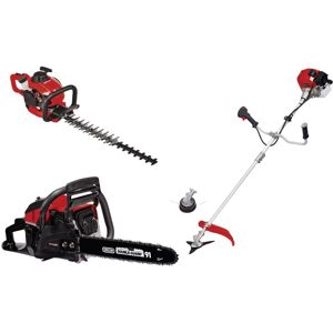 Einhell Kit Thermique 3 En 1 Jardin Einhell – Débroussailleuse, Taille-haie, Tronçonneuse - Publicité Einhell Kit Thermique 3 En 1 Jardin Einhell – Débroussailleuse, Taille-haie, Tronçonneuse - Publicité