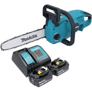 Makita - Duc 307 Sg2x3 Tronçonneuse À Chaîne Sans Fil 18 V 30 Cm Brushless + 2x Batterie 6,0 Ah + Chargeur - Publicité Makita - Duc 307 Sg2x3 Tronçonneuse À Chaîne Sans Fil 18 V 30 Cm Brushless + 2x Batterie 6,0 Ah + Chargeur - Publicité