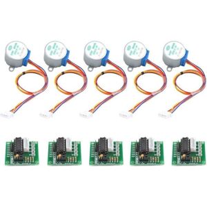 FOCTRO Moteur Pas À Pas Uln2003 5v 28byj-48 + Carte De Commande Uln2003 Pour Arduino (5 Pièces) - Publicité FOCTRO Moteur Pas À Pas Uln2003 5v 28byj-48 + Carte De Commande Uln2003 Pour Arduino (5 Pièces) - Publicité