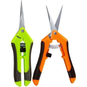JILLIOPER Petit Sécateur De Jardin - Lot De 2 - Lames Revêtues De Titane - Poignées Ergonomiques Verrouillables - Coupe Précise - Convient Pour Les Fleurs, Les Fruits, Les Légumes Et Les Haies - Vert Et Orange - Publicité JILLIOPER Petit Sécateur De Jardin - Lot De 2 - Lames Revêtues De Titane - Poignées Ergonomiques Verrouillables - Coupe Précise - Convient Pour Les Fleurs, Les Fruits, Les Légumes Et Les Haies - Vert Et Orange - Publicité
