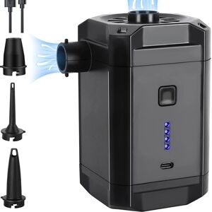 OEM Pompe À Air Électrique Gonfleur Dégonfleur,5200mah Gonfleur Matelas Gonflable Avec Gonflage/dégonflage Rapide,280l/min Gonfleur Electrique Avec 3 Buses Pour Piscine,pour Piscine, Lit Gonflable - Publicité OEM Pompe À Air Électrique Gonfleur Dégonfleur,5200mah Gonfleur Matelas Gonflable Avec Gonflage/dégonflage Rapide,280l/min Gonfleur Electrique Avec 3 Buses Pour Piscine,pour Piscine, Lit Gonflable - Publicité