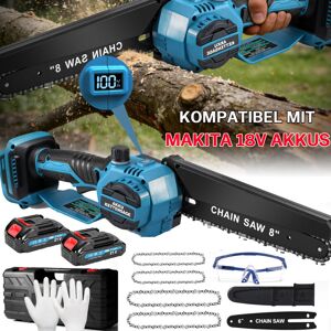 XIIW Pro Mini Tronçonneuse À Batterie 8 / 6 Pouces 28000rpm 900w Brushless Électrique Sans Fil Portable, 2x 2.0ah Batt. Compat. Makita 18v Pour Jardinage, Elagueurs, Coupes À Bois - Publicité XIIW Pro Mini Tronçonneuse À Batterie 8 / 6 Pouces 28000rpm 900w Brushless Électrique Sans Fil Portable, 2x 2.0ah Batt. Compat. Makita 18v Pour Jardinage, Elagueurs, Coupes À Bois - Publicité