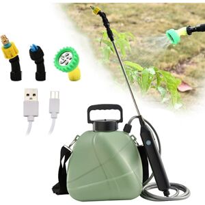 Aiperq - Pulvérisateur À Batterie De 5 L, Pulvérisateur Électrique Amélioré Avec Poignée Rechargeable, Lance Rétractable De 91 Cm, 3 Buses De Brumisation Et Bandoulière Réglable (vert) - Publicité Aiperq - Pulvérisateur À Batterie De 5 L, Pulvérisateur Électrique Amélioré Avec Poignée Rechargeable, Lance Rétractable De 91 Cm, 3 Buses De Brumisation Et Bandoulière Réglable (vert) - Publicité