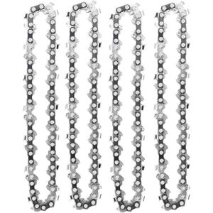 4 Pièces Chaînes De Tronçonneuse 4 Pouces 1/4 Pouces Compatibles Mini Tronçonneuses Électriques Sans Fil 4 Pouces 28 Maillons D'Entraînement 10cm - Ymyny - Publicité 4 Pièces Chaînes De Tronçonneuse 4 Pouces 1/4 Pouces Compatibles Mini Tronçonneuses Électriques Sans Fil 4 Pouces 28 Maillons D'Entraînement 10cm - Ymyny - Publicité