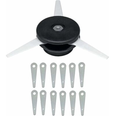 ABYSSE Tête De Débroussailleuse Compatible Stihl Polycut 6-3 – 1 Tête De Coupe Et 12 Lames En Nylon – Coupe Efficace Pour Grandes Surfaces - Publicité ABYSSE Tête De Débroussailleuse Compatible Stihl Polycut 6-3 – 1 Tête De Coupe Et 12 Lames En Nylon – Coupe Efficace Pour Grandes Surfaces - Publicité